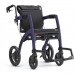 Rollz Motion² 2.1 Rollator/Rolstoel Dark Purple